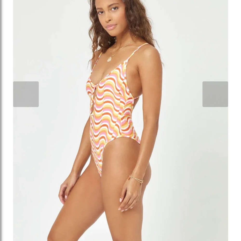 LSpace Clover Bitsy One Piece Size Medium - Picture 2 of 3